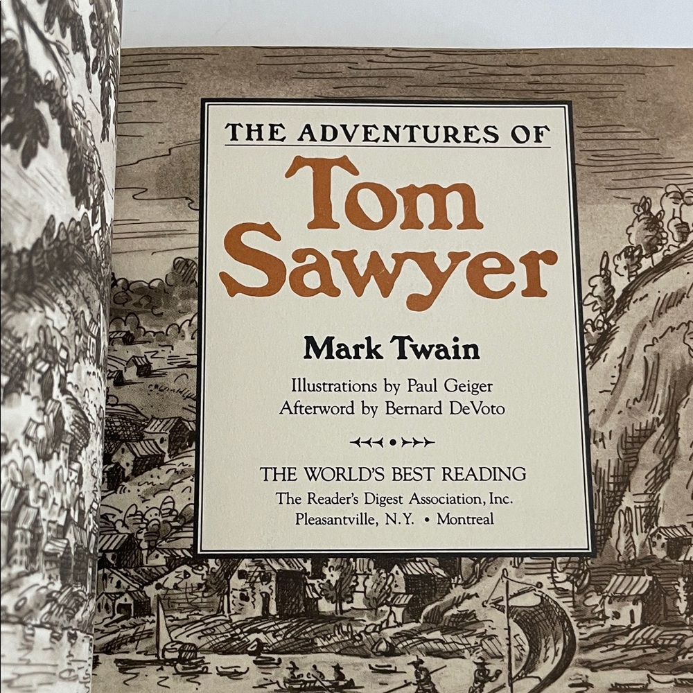 The Adventures of Tom Sawyer by Mark Twain - Readers Digest - Picture 6 of 11